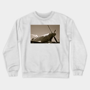 Tuskegee Airmen P51 Mustang Fighter Plane Crewneck Sweatshirt